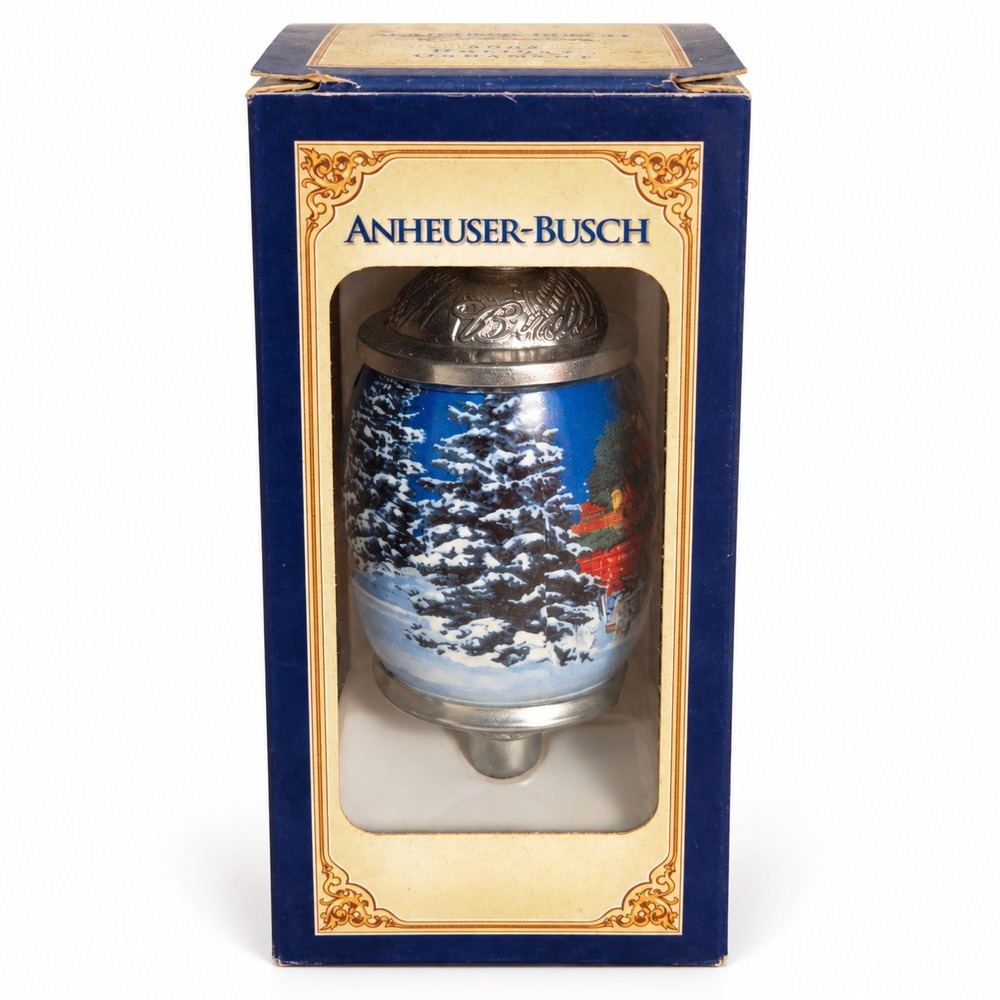Anheuser-Busch 2005 Holiday Ornament Unisex OS Blue NEW Budweiser Stein